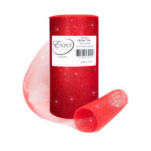 Expo International Decoratieve Fancy Foil Polka Dot Tulle, Rol van 6" X 50 Yards