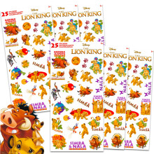 Oroszlnkirly matrick gyerekeknek - Csomag 150 Oroszlnkirly matricval bulizs tskkhoz Babazuhany kzmuves termkekhez Tovbbiak | Disney Lion