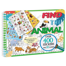 Kalysky Find The Animal Tarrakirja Tarrakirja lapsille Sislt 20 teemaa Yli 400 elintarraa lapsille Lasten opetusleluja