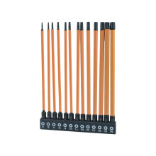 Allen Wrench Set 13-Piece Hex Key Drill Bit Set, 1/4-Inch Drive, 150mm Length, Screwdriver Bits Included