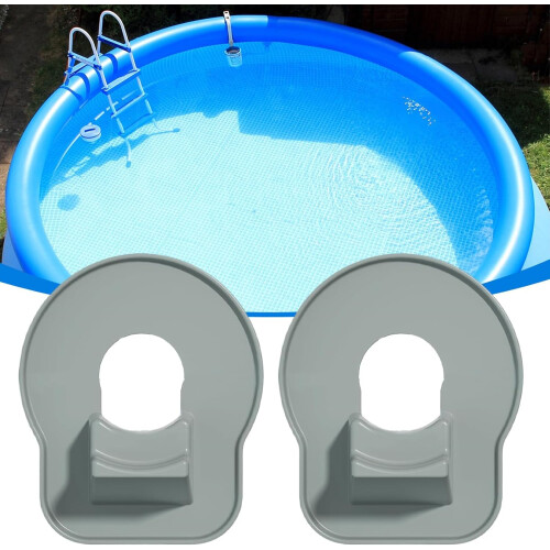Hose Support for Swimming Pools 2x, Upper Ground Bracket, Pool Hose Holder, Sagging Prevention 1
