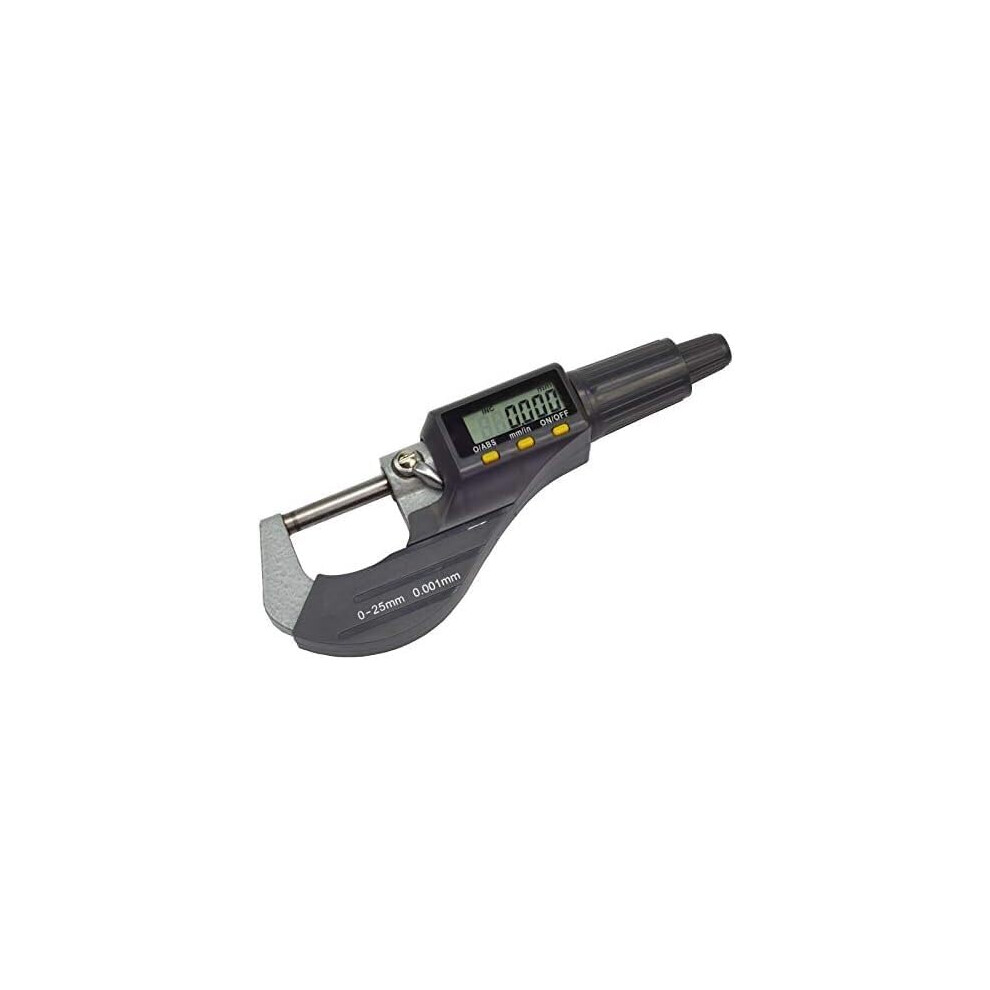 Thickness Gauge Outside Micrometer 0-25Mm Digital Micrometer Caliper With 0.001Mm Resolution Electronic Measuring Tool 9393856366569