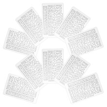 feng shui karte sanskrit transparent buddhistisch schutz
