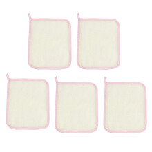 5St Doppelschicht Schaumstoff Quadrat Make-up-Entferner Nylon