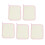 5St Doppelschicht Schaumstoff Quadrat Make-up-Entferner Nylon 1