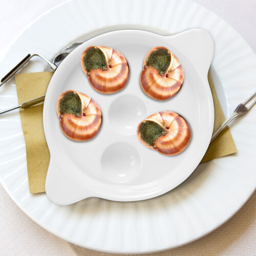 1St Keramik Escargot Teller Schneckenbackform 2