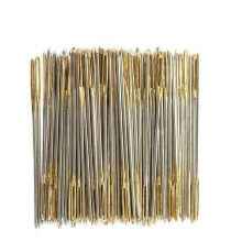 100 goldene stumpfe Schwanznadeln für Kreuzstich, DIY-Handarbeit