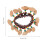 2 grappige Afrikaanse notendop armband djembe handbel 3