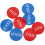 4 paar zelfklevende warm/ -labels, waterdicht, rood/ 10