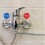 4 paar zelfklevende warm/ -labels, waterdicht, rood/ 6