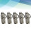 5 hangerend identiteitsplaatje huisdieren, 3