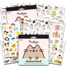 Pusheen macska matrica Party Favors kszlet - Csomag 240 Pusheen matricval laptopokhoz, vizes palackokhoz folyirat | Pusheen The Cat Party Supplies