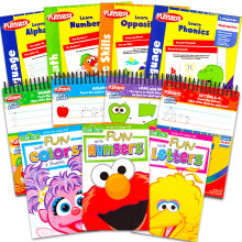 Playskool Kit d'activits d'apprentissage en vrac pour la maternelle et la maternelle - Cahier d'exercices effaable sec | Alphabet Chiffres Ma