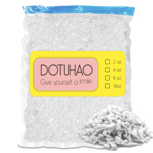 DOTUHAO B?nneposefyld Hvid strimlet Memory Foam B?nneposefyld til let pudemadrasudskiftningsfyld til dukker Hundesenge og -puder (hvid 1 LB)
