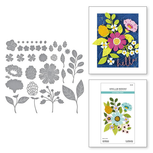Spellbinders Vivid Blooms ge?st sterft metaal