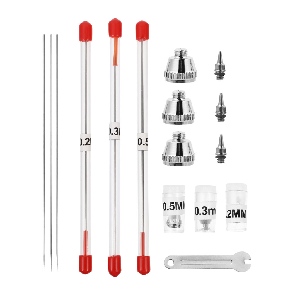 Needle Airbrushes Iwata Nozzle Accessories Replacement Set 383739476071