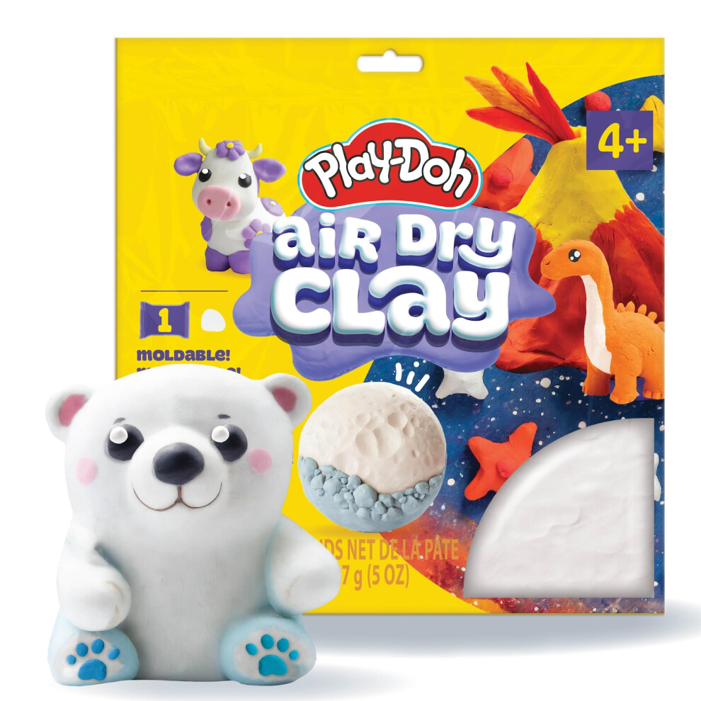 Play-Doh White Air Dry Clay 142G - Image 2