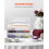 VEVOR VEVOR Scrapbook Paper Storage 4 Pack Stackable Plastic Board Game Boxes Clear Multi-Purpose Document Case with Rounded Corners and Double Latches 3