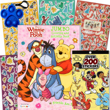 Disney Nalle Puh vritysharjoituskirja ja tarrasetti lapsille