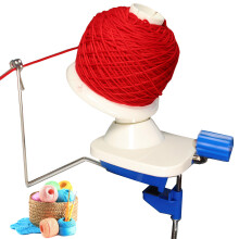 Garnwickler schnelles und einfaches Garnball-Wickler-Werkzeug, keine Einrichtung erforderlich, Garnkuchenwickler, tragbarer manueller Garnwickler z