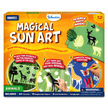 Skillmatics Sun Paper Art Kit - STEM Craft Kit til b?rn med dekorative papirsjabloner og mark?rer Skab med sollys rodfri indend?rs sjove gaver ti