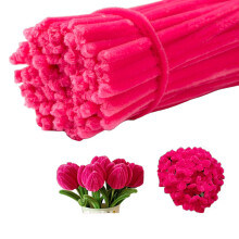 100 stuks pijpreinigers chenille stengel pastel snoepkleur pijpreinigers set voor pijpreinigers doe-het-zelf kunst ambachten decoraties chenille sten