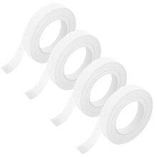 Pyrisuu 4 Rollen Blumenband, wei, 1,27 cm breit, Blumenband fr Hochzeitsstrau, Stielverpackung, Blumenarrangement, Floristen, Blumenhandwerk und H