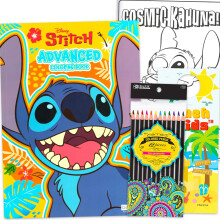 Stitch Advanced Kleurboekenset voor tieners, volwassenen - Lilo en Stitch Coloring Activity Book Bundle met kleurpotloden Meer (ontspanning voor volw