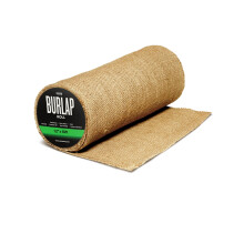 VViViD jutestofrol (12 x 35ft) natuurlijke jute voor doe-het-zelf ambachten bruiloftsdecoraties cadeauverpakking en huisaccenten