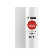 DTF-overf?rselsfilmrulle 13 x 328 fod - Premium varmeoverf?rselsmedie med ?jeblikkelig varm og kold peeling - Antistatisk dobbeltmat PET - Levend