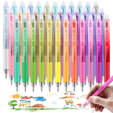 36 Farben, radierbare Gelstifte, 0,7 mm, feine Spitze, einziehbare Farbstifte, lassen Fehler verschwinden, glattes Schreiben, radierbare Stifte,