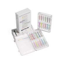 NewFamily Gesso senza polvere Confezione da 24 bastoncini (2?12 colori) - Gesso lavabile non tossico per marciapiede e lavagna per bambini e neon