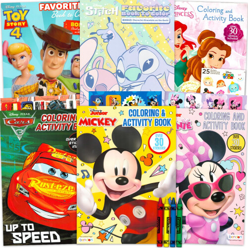 Disney Classics Coloring Book Bulk Set for Kids - Bundle Activities ...