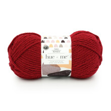 Lion Brand Yarn, Hue + Me Chunky Garens voor Haken, Breien, en Crafting, Framboise, 1 Pak