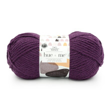 Lion Brand Yarn Hue + Me Chunky garn fr virkning Stickning och hantverk Aubergine 1 frpackning
