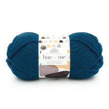 Lion Brand Yarn Hue + Me Chunky Garn fr Virkning Stickning och hantverk Deep Sea 1 frpackning