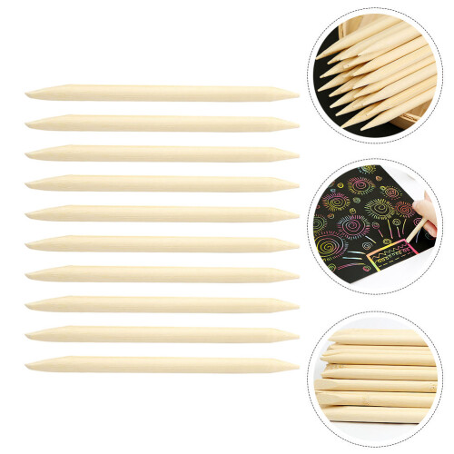 30 stuks krabbelbamboe met sticks en krabbelpapier 1