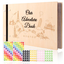 Unser Abenteuerbuch-Sammelalbum, Fotoalbum, Reisetagebuch  Geschenke zum Jahrestag, Hochzeit, Brautparty fr Brautpaare, Jungvermhlten  Reisetageb