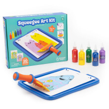 Kit de arte con escobilla de goma de Educational Insights, kit de pintura para niρos, kits de pintura para niρos, actividades sin pantalla y proy