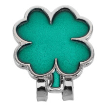 Clover golfbalmarkeringen met hoedclip, shamrock accessoires