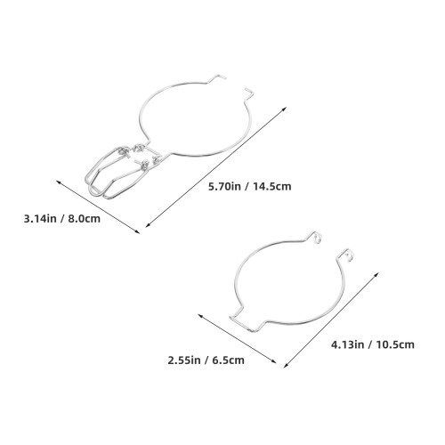 10Stk Bügelverschluss Für Glasdosen Drahtclip Dichtungsbügel 2