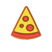 Pizza Shape Tennis Racket Vibration Dampener Soft Silicone Cartoon Shape Racket Shock Absorber For Racquetball