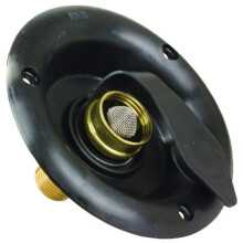 JR Products 321-B-36-A Piatto per acqua City 1/2 """" Nero