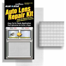 Kit de reparaciσn de lentes automαticos con patrσn de cuadrνcula de estrella azul (transparente)