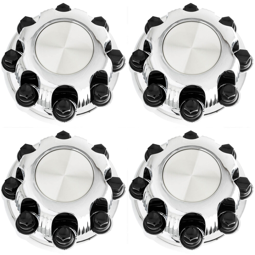 Set of 4 Replacement Aftermarket Center Caps Hub Cover Fits 16"""" Inch 8 Lug Wheel - Part Number: IWCC5079C-image-OPC-PM8RGV7-NEW