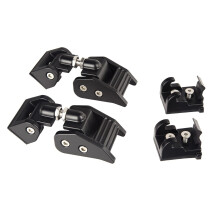 Crte robuste | Kit de capture de capot noir | 11210.11 | Pour Jeep Wrangler JK 2007-2018