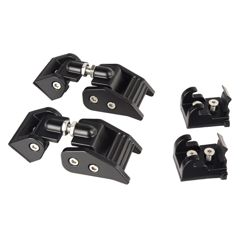 Rugged Ridge | Hood Catch Kit | 11210.11 | Fits 2007-2018 Jeep Wrangler Jk Black 804314241506