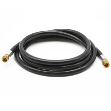 Flame King Thermo Rubber RV Gruppo tubo scorrevole estraibile da 96 pollici 3/8 pollici ID da femmina a femmina - 100159-96