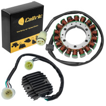 Caltric Stator und Regler kompatibel mit Kawasaki Ninja 600 Zx-6R Zx6R Zx600-J 2000–2002