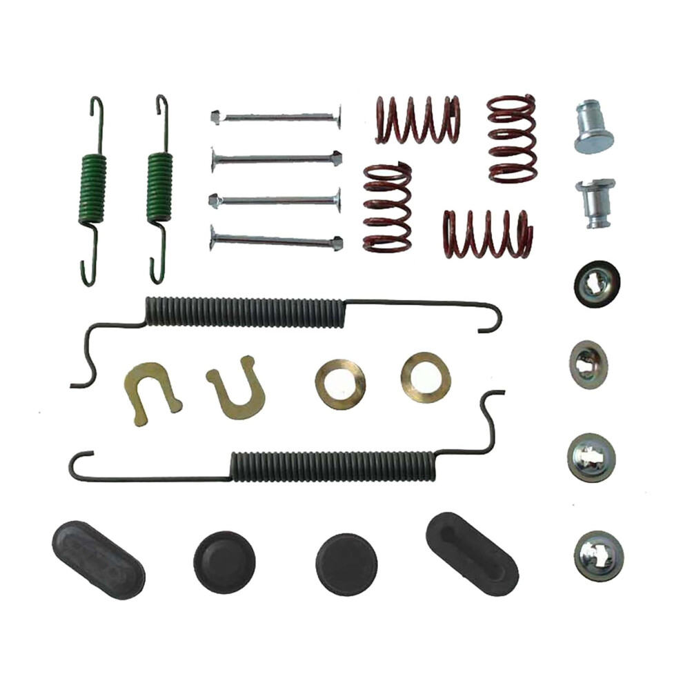 Acdelco 18K2478 (19310719) Rear Drum Brake Spring Kit With Springs Pins Retainers Washers And Caps Gold 808709157106